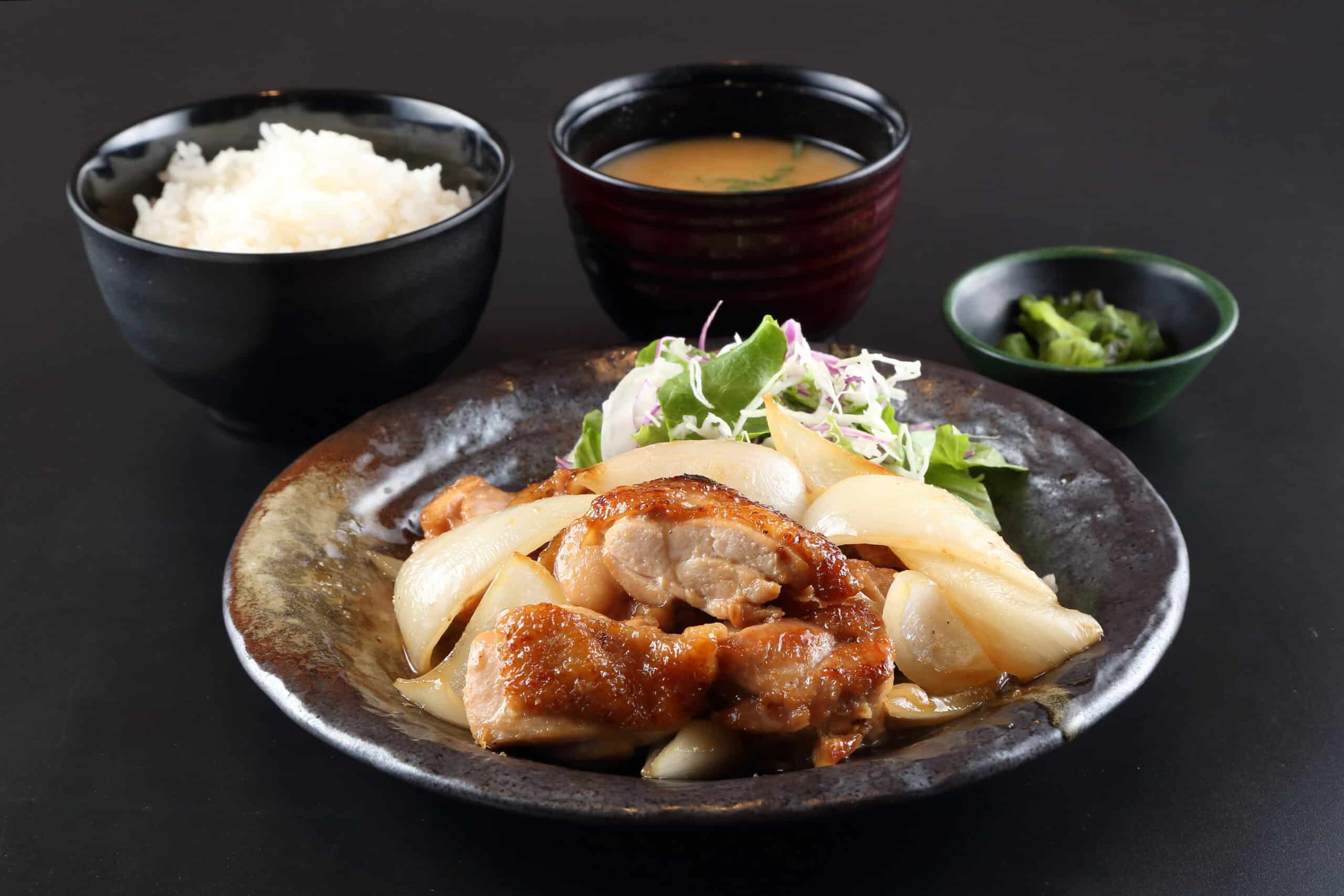 スタミナ鶏炒め定食