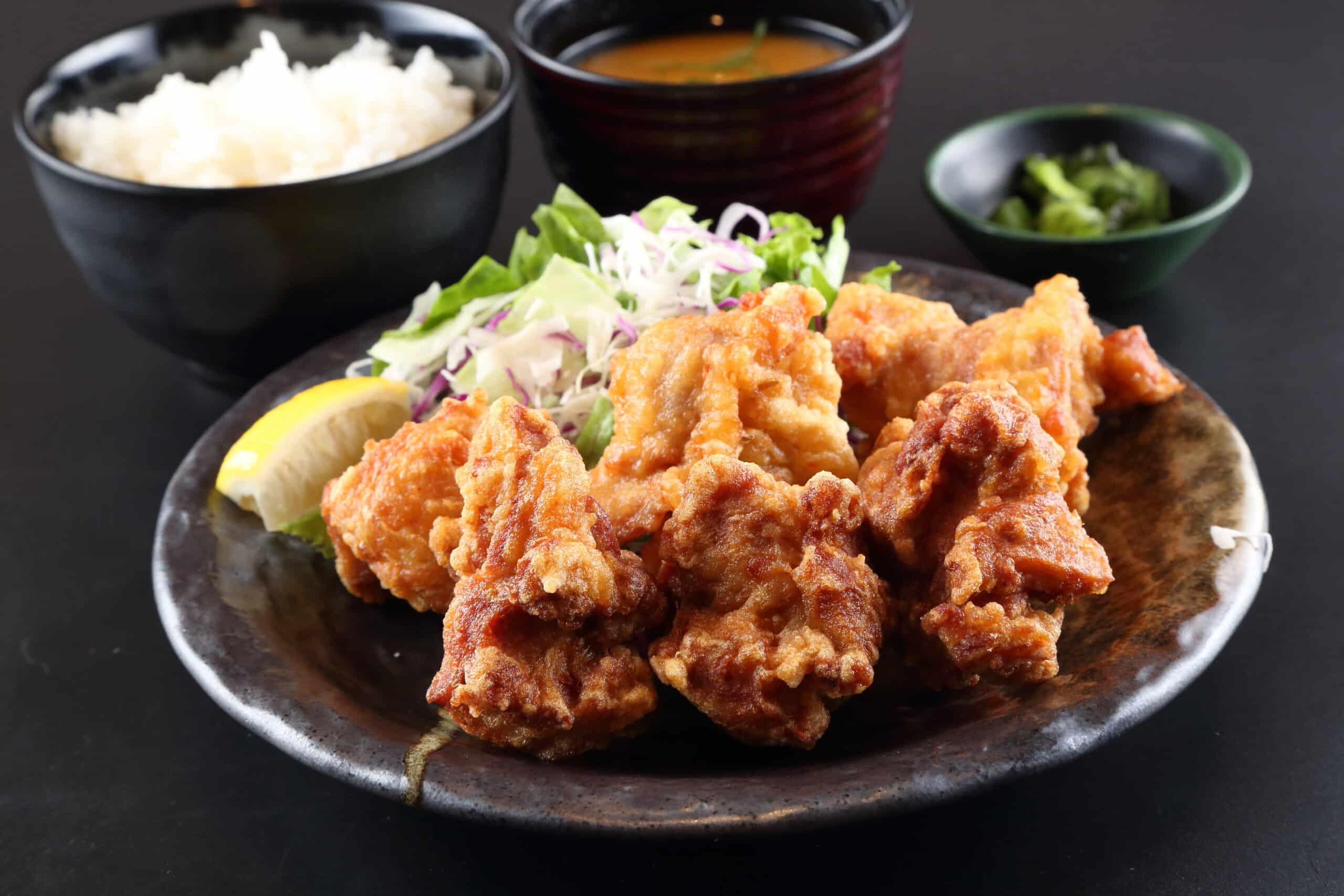 唐揚げ定食 6個